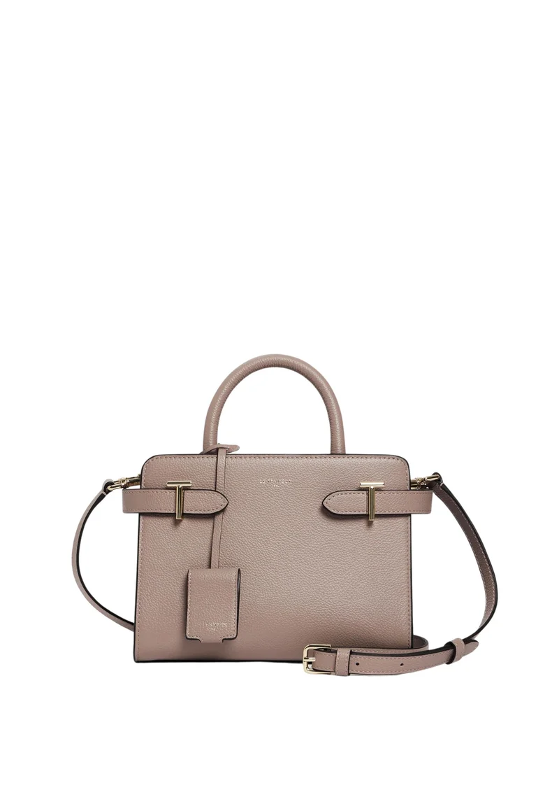 Le Tanneur Petit Sac à main Emilie Gris Fossile