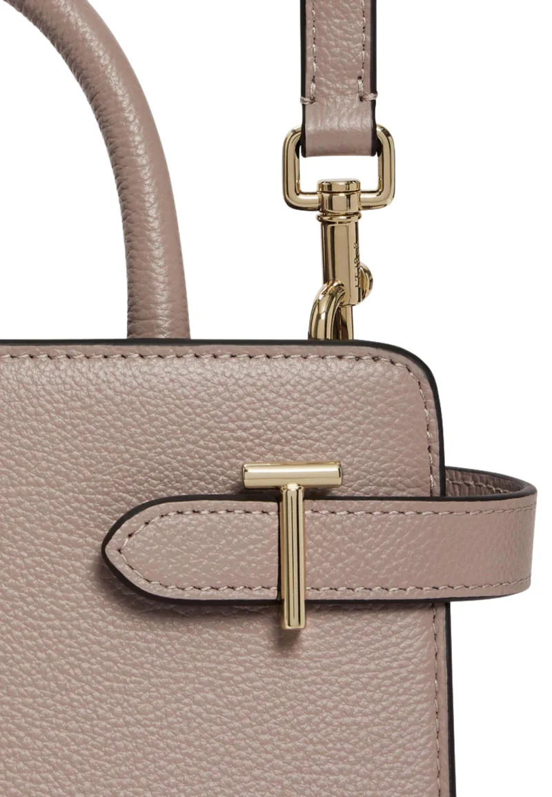 Le Tanneur Petit Sac à main Emilie Gris Fossile