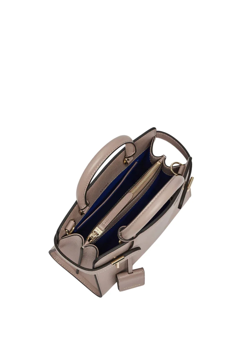 Le Tanneur Petit Sac à main Emilie Gris Fossile
