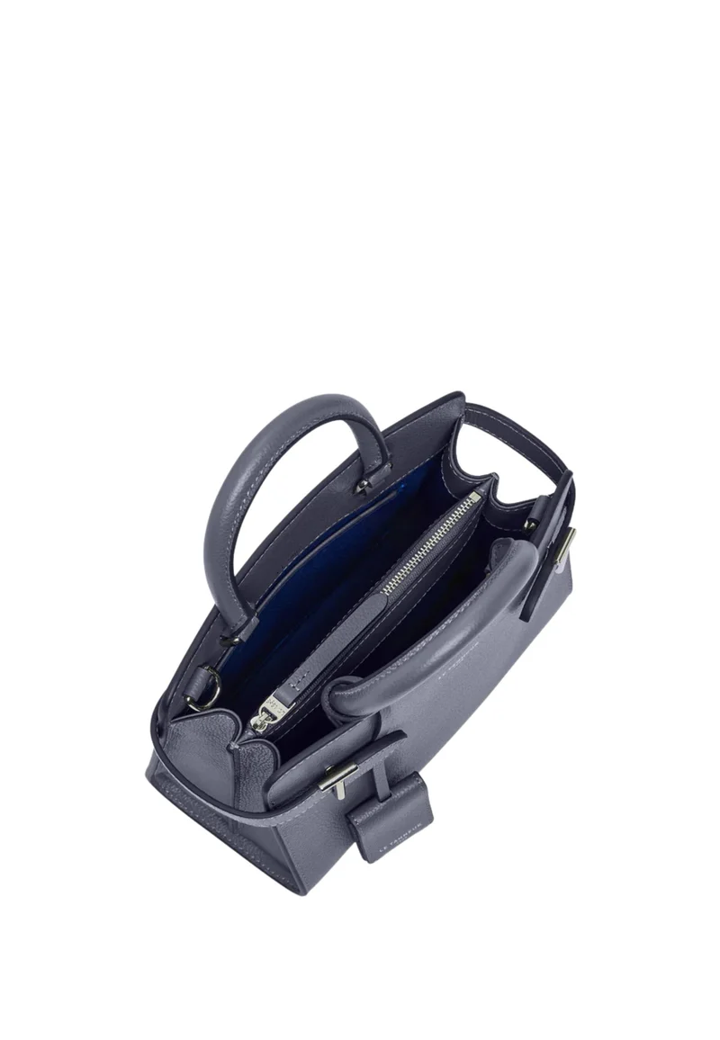 Le Tanneur Petit Sac à main Emilie Bleu Acier