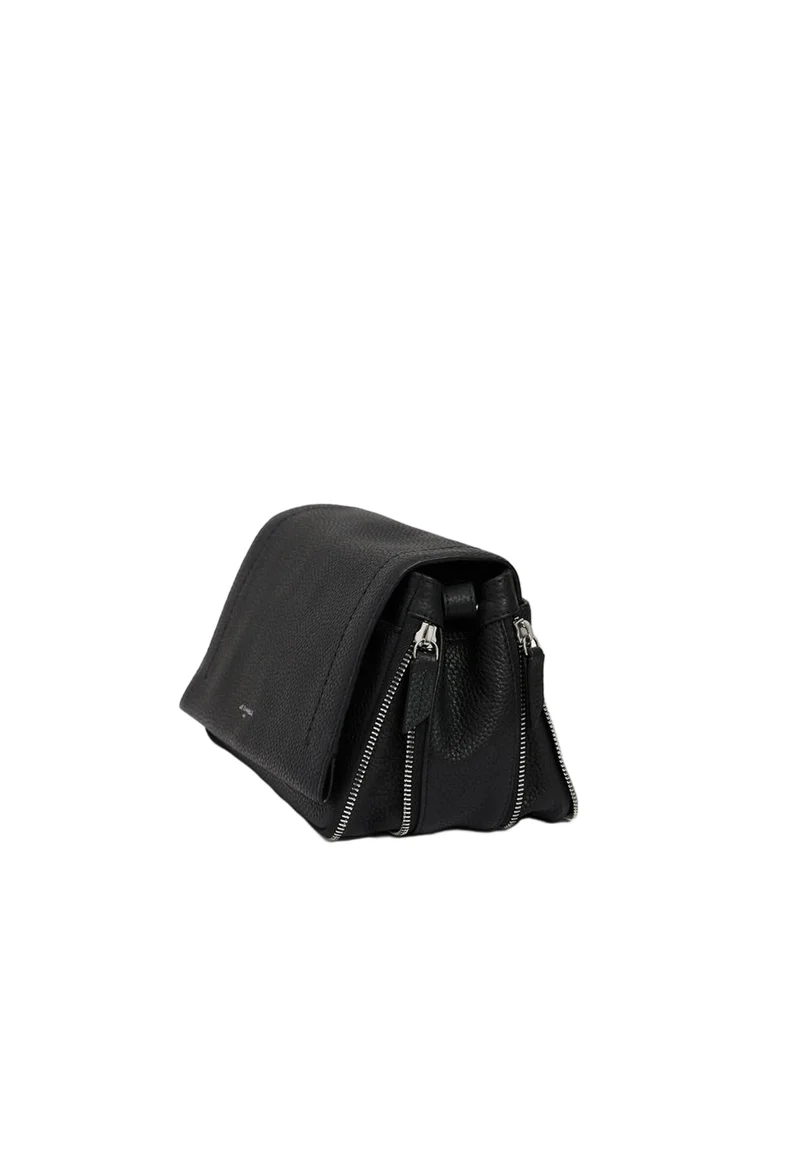 Le Tanneur Sac Bandoulière Aurore Noir