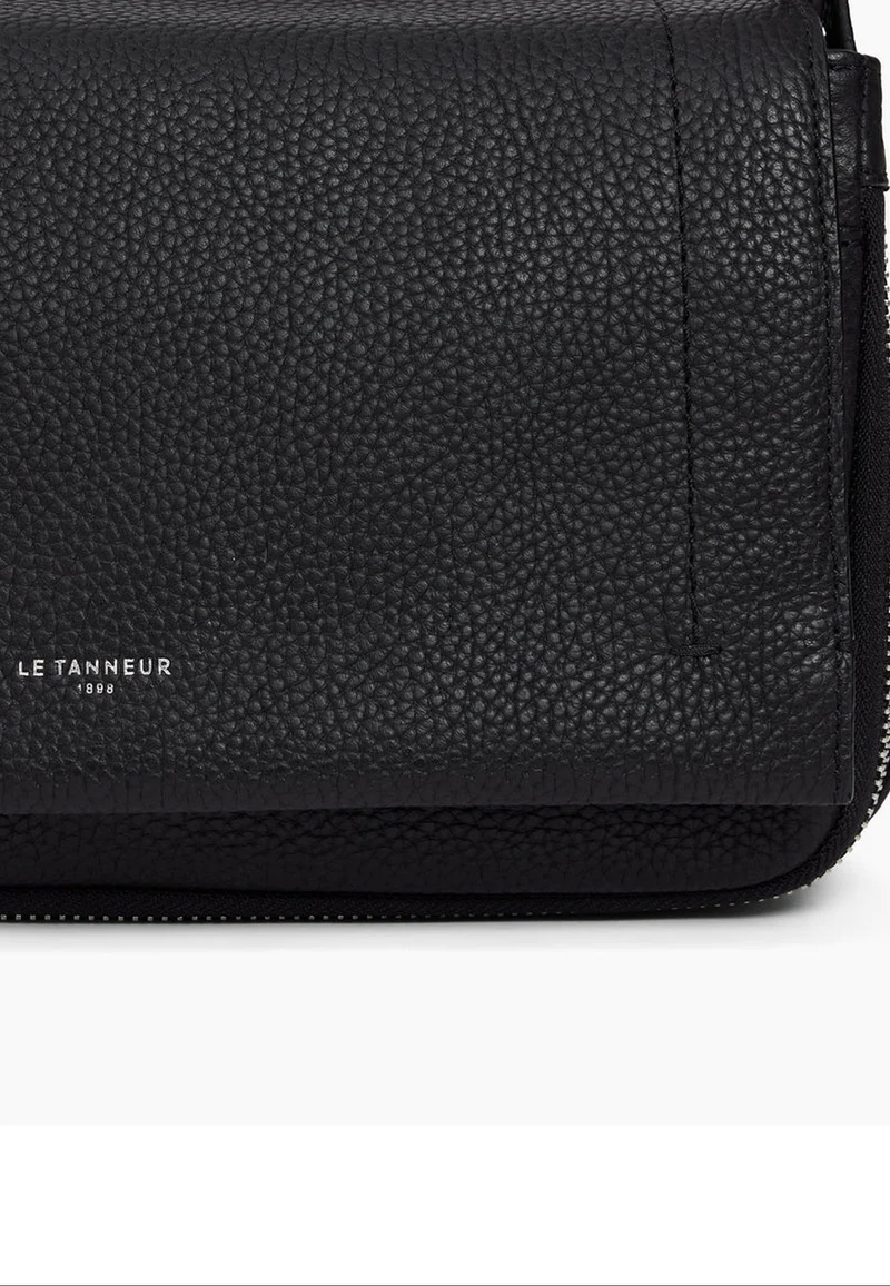 Le Tanneur Sac Bandoulière Aurore Noir