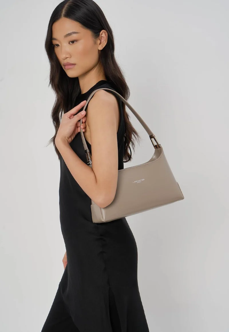 Lancaster Sac à main Zippé M Suave Ace Galet Fonce