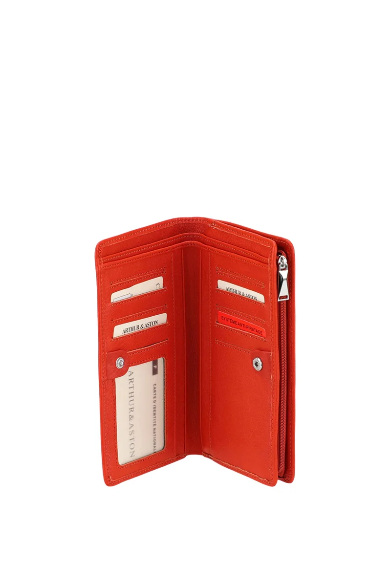Arthur & Aston Porte Cartes Mixte, Homme, Femme 2528-295 Orange