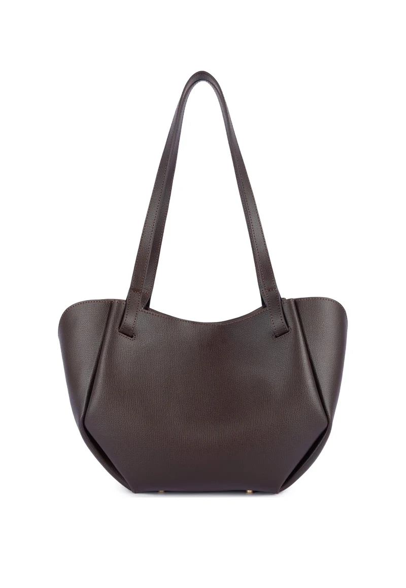 Lancaster Sac cabas épaule Avec Pression Sierra Haus Marron Foncé