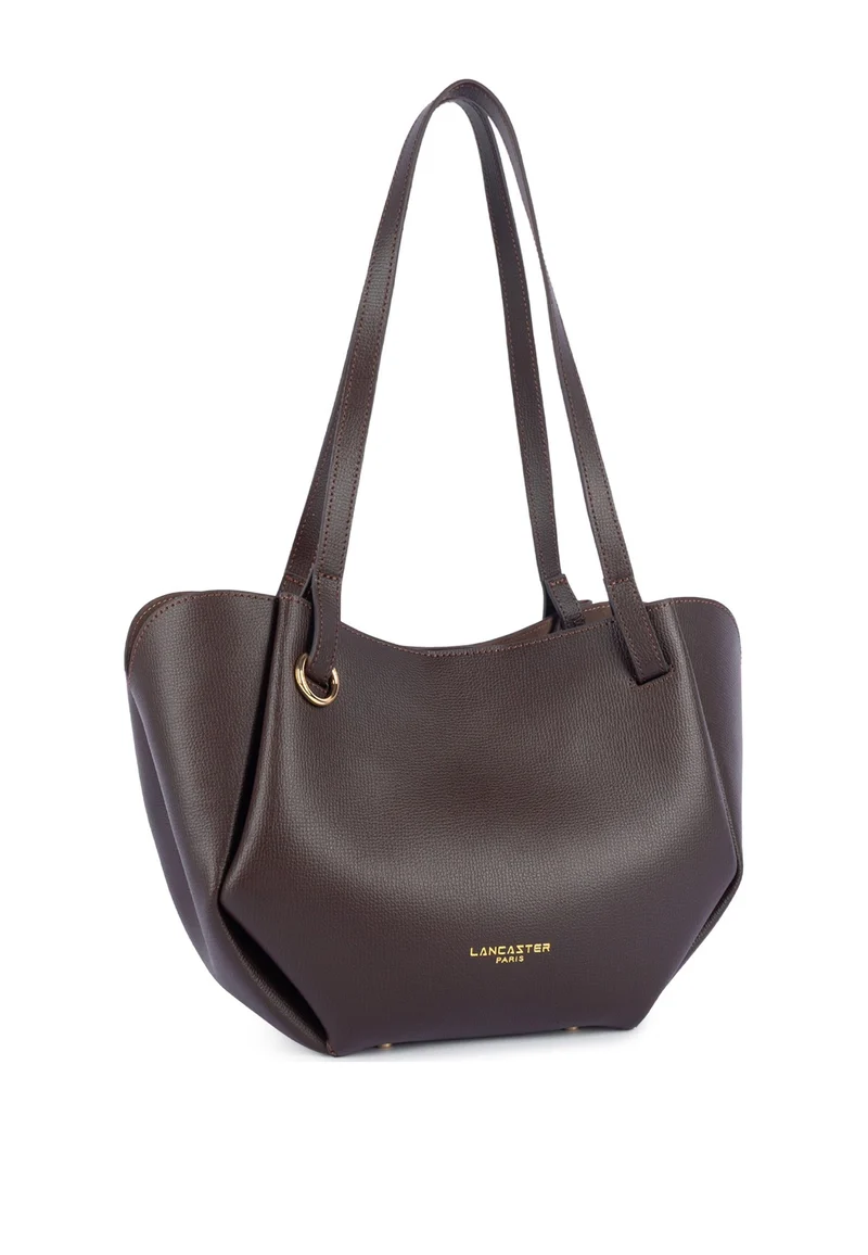 Lancaster Sac cabas épaule Avec Pression Sierra Haus Marron Foncé