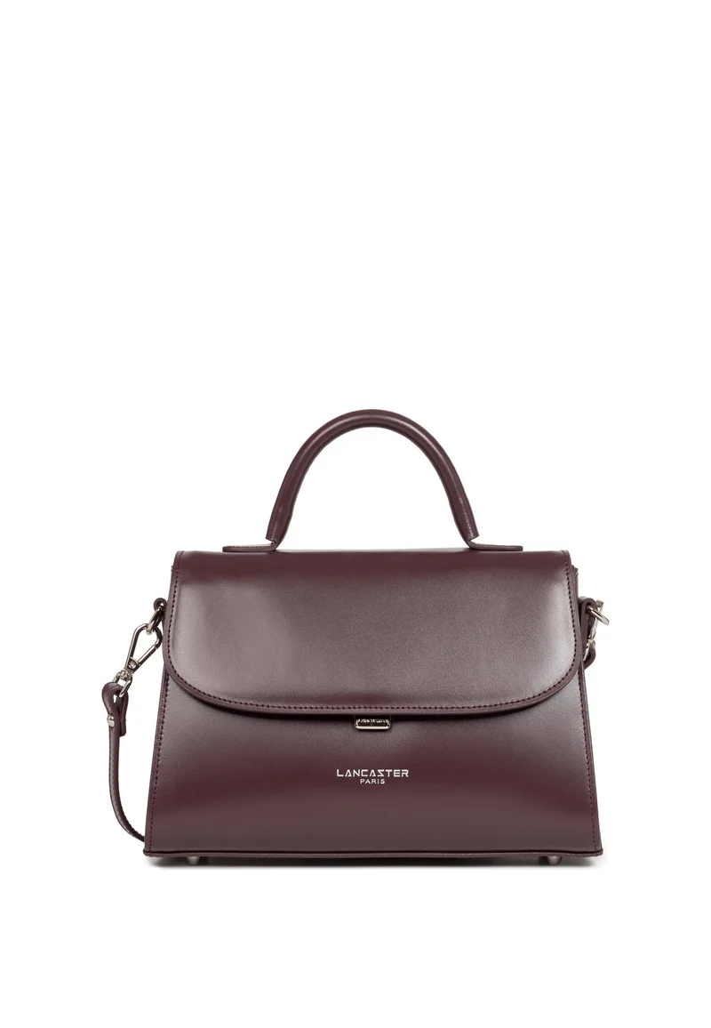 Lancaster Sac à main A rabat avec fermoir M Suave Even Bordeaux foncé