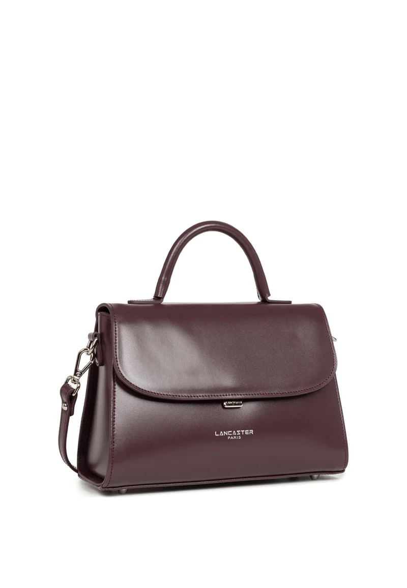 Lancaster Sac à main A rabat avec fermoir M Suave Even Bordeaux foncé