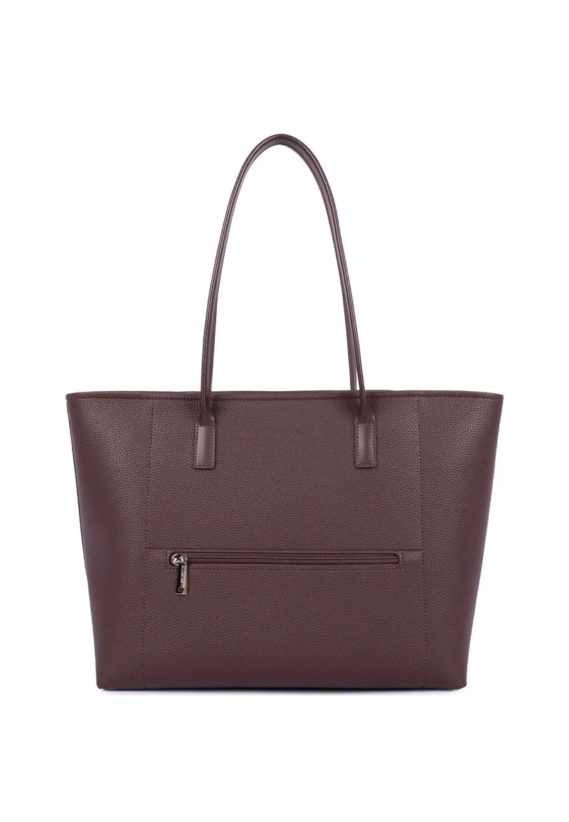 Lancaster Sac cabas épaule Zippé Maya Double KBA Bordeaux foncé