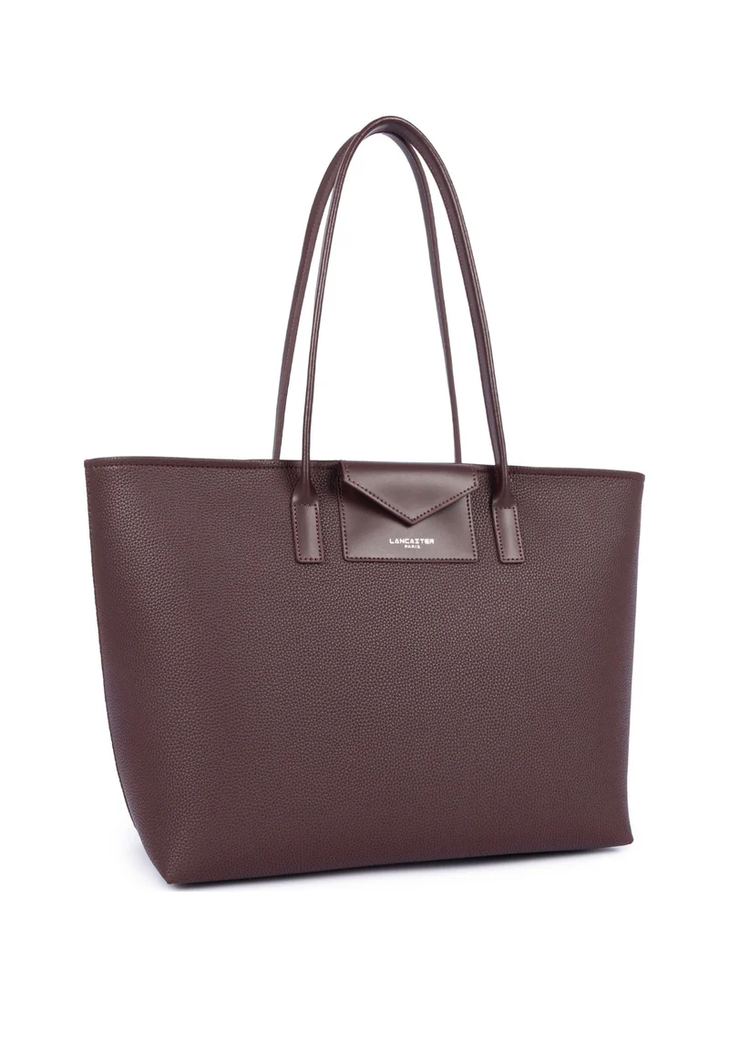 Lancaster Sac cabas épaule Zippé Maya Double KBA Bordeaux foncé