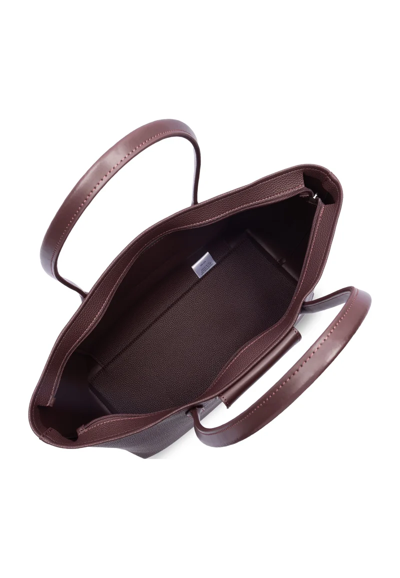 Lancaster Sac cabas épaule Zippé Maya Double KBA Bordeaux foncé