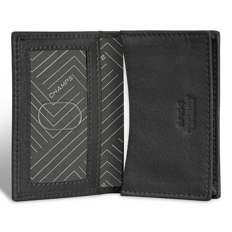 Onyx / Leather Card Case