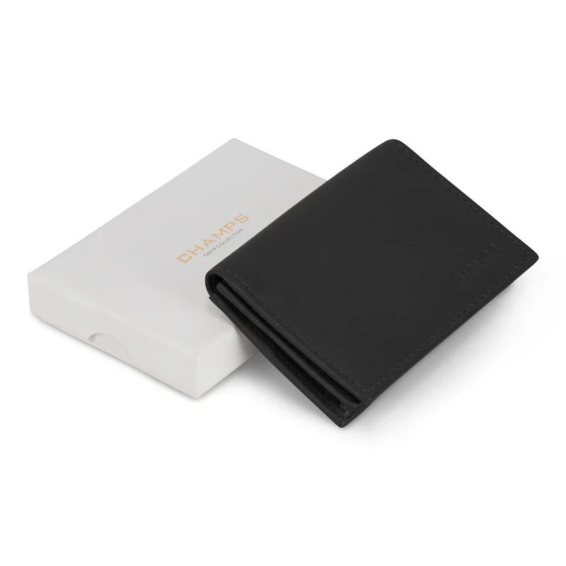 Onyx / Leather Card Case