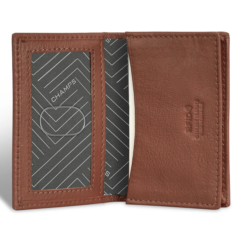 Onyx / Leather Card Case