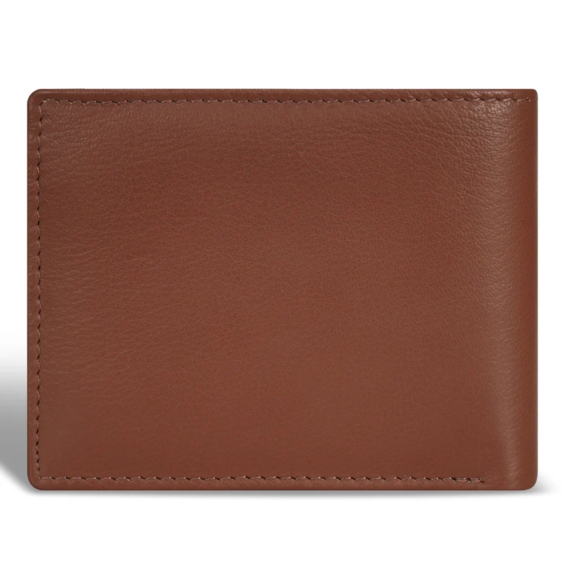 Onyx / Leather Zip Bi-Fold Wallet