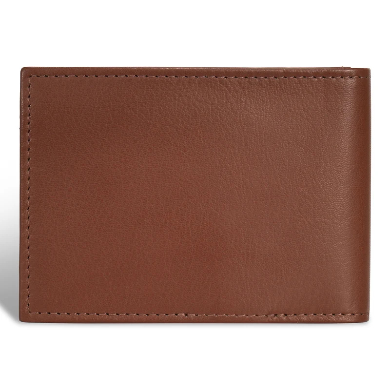 Onyx / Leather Bi-Fold Clip Wallet