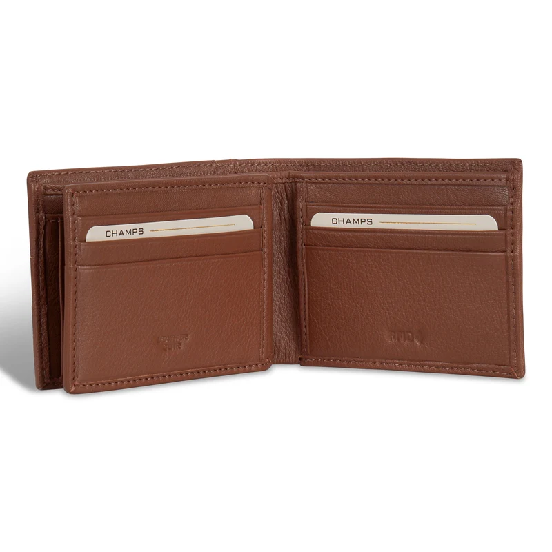 Onyx / Leather Access Center Wing Wallet