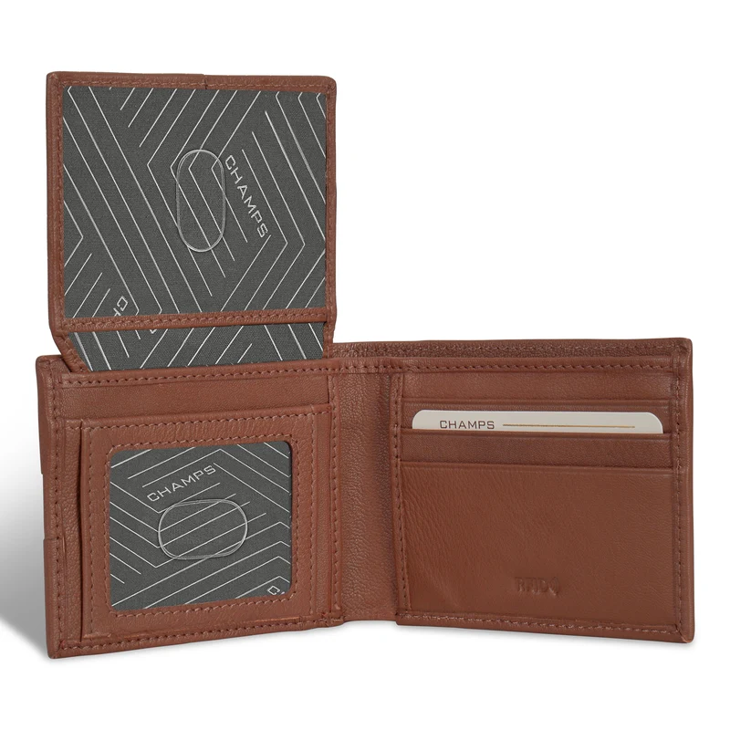 Onyx / Leather Access Top Wing Wallet