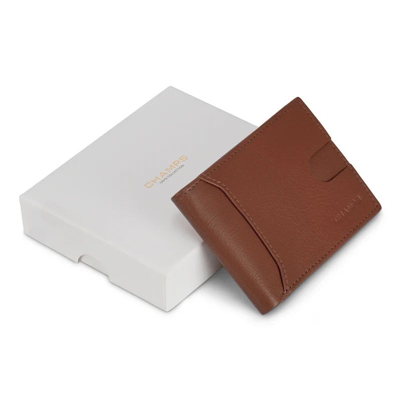 Onyx / Leather Access Bi-Fold Wallet