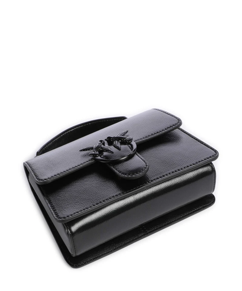 Pinko Love One Mini Sac à main nero limousine block color
