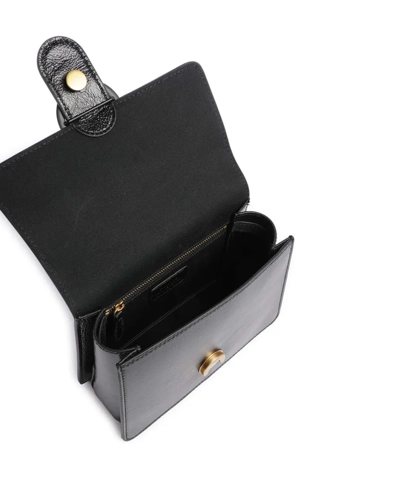 Pinko Love One Mini Sac à main nero limousine block color