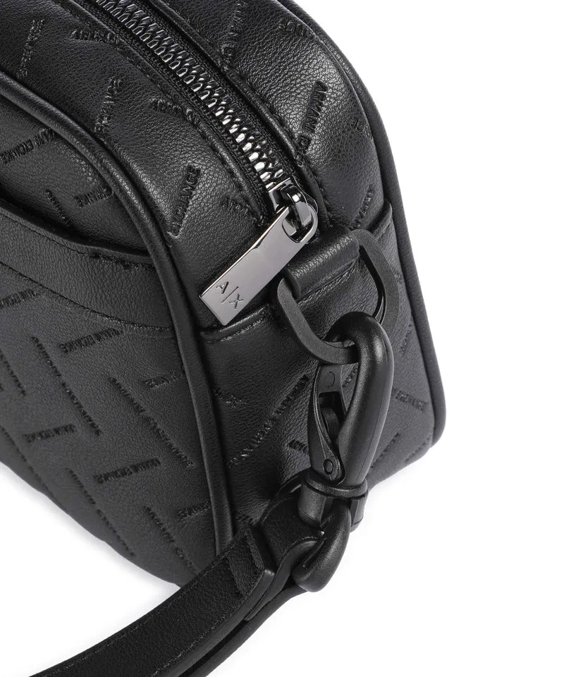 Armani Exchange Ginevra Embossed Trousse de toilette black