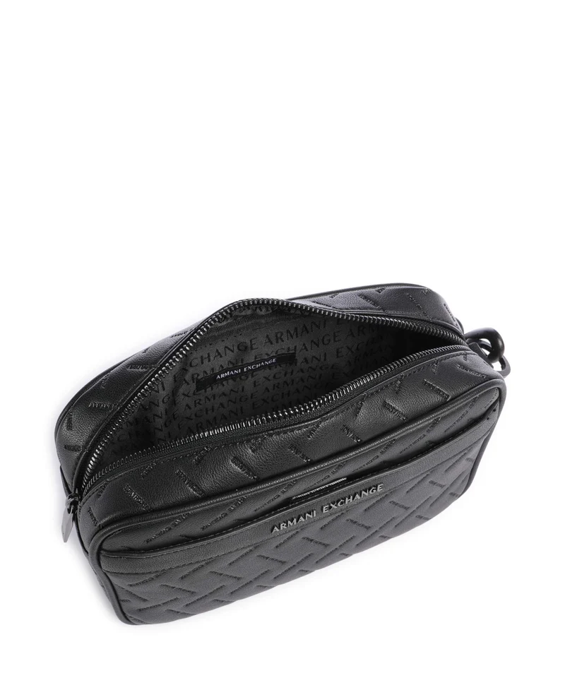Armani Exchange Ginevra Embossed Trousse de toilette black