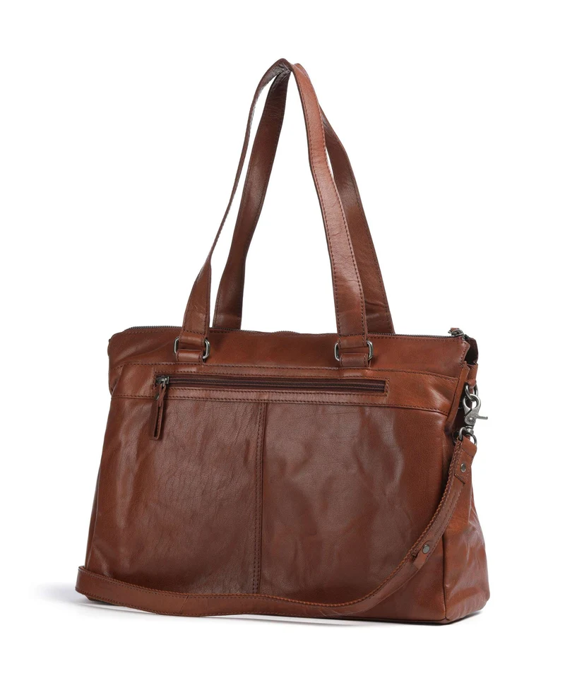 Spikes & Sparrow Bronco Maureen Porte-document brandy