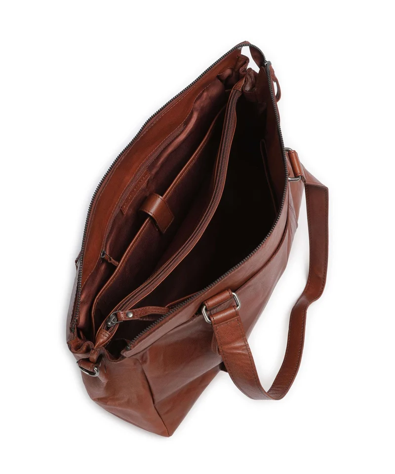 Spikes & Sparrow Bronco Maureen Porte-document brandy