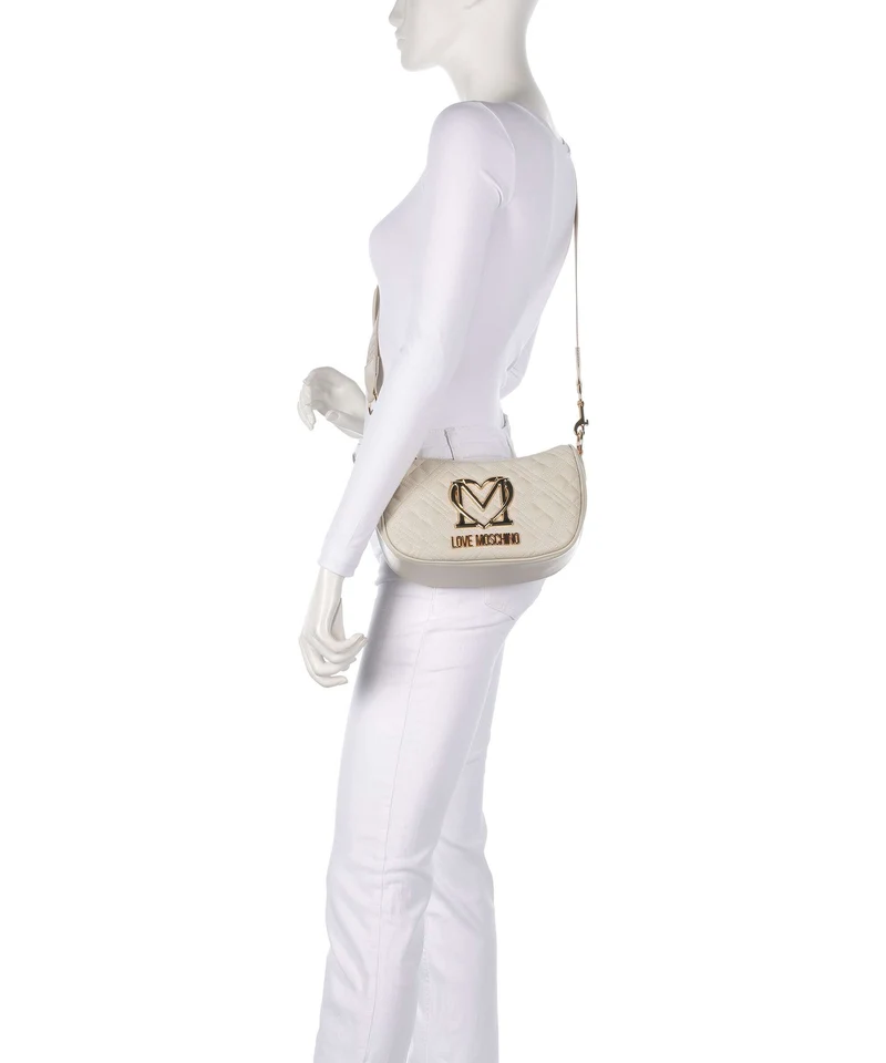Love Moschino Allure Sac porté épaule avorio