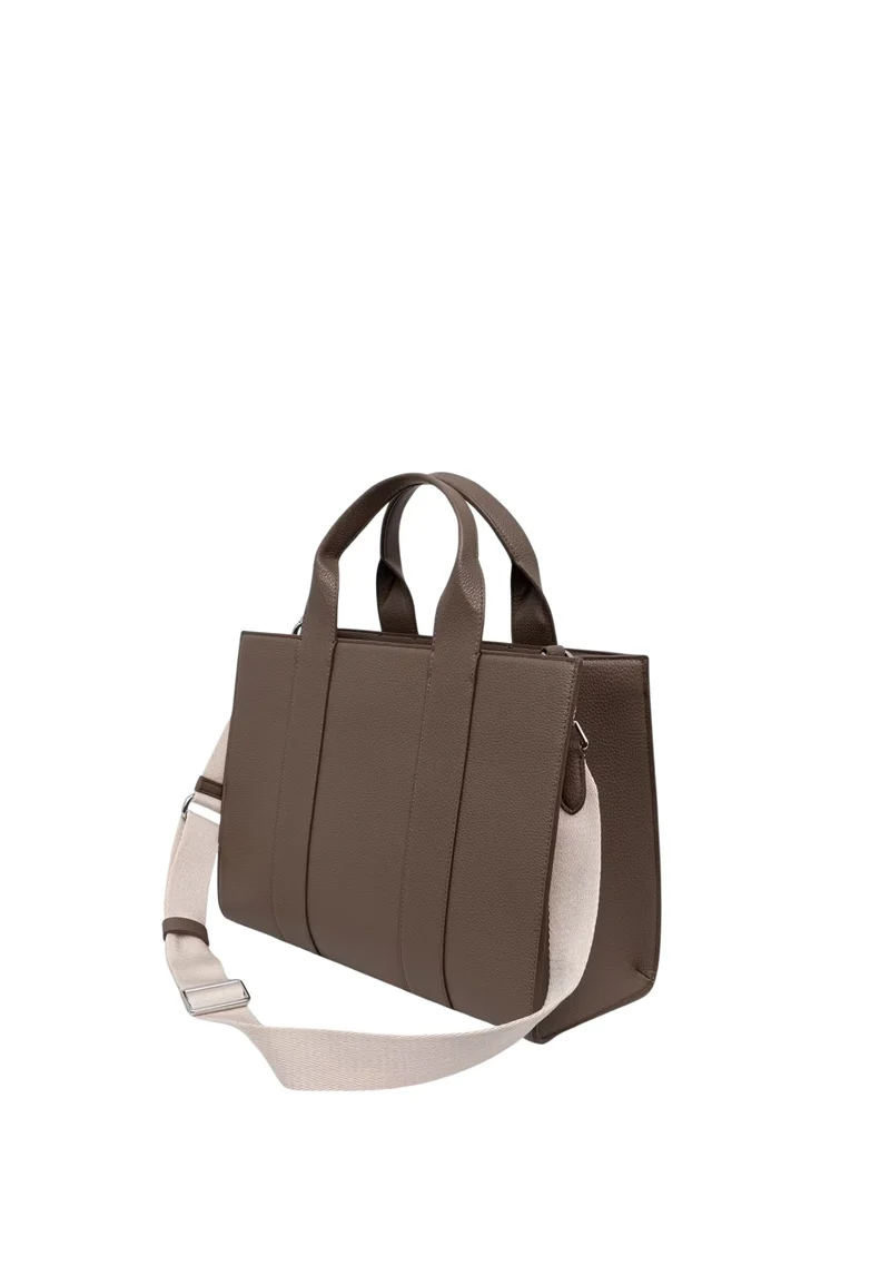 Karl Lagerfeld Cabas Carré Grainé Taupe