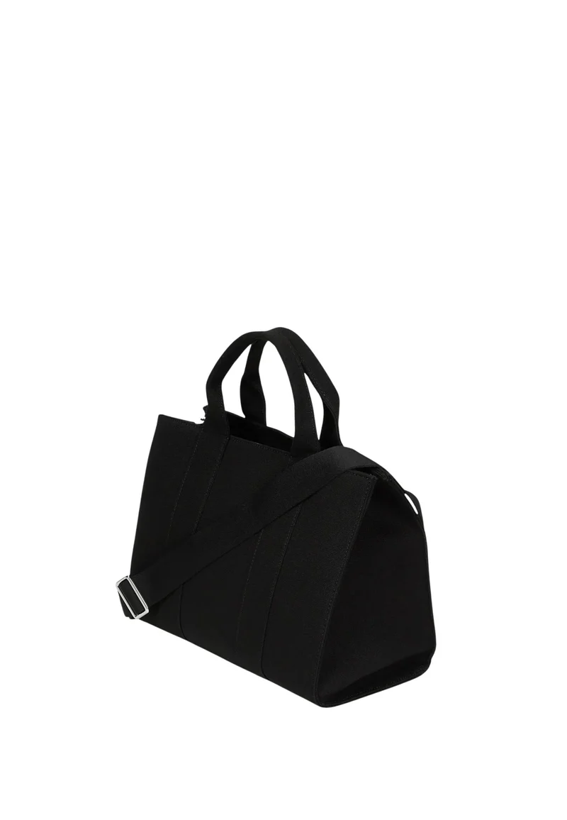 Karl Lagerfeld Cabas Carré Perles Coton Noir