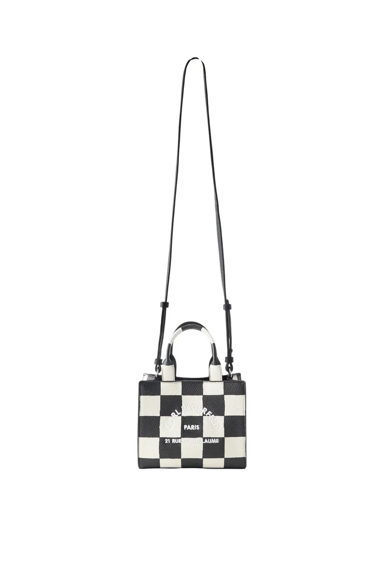 Karl Lagerfeld Cabas Carré Mini Damier Noir & Blanc