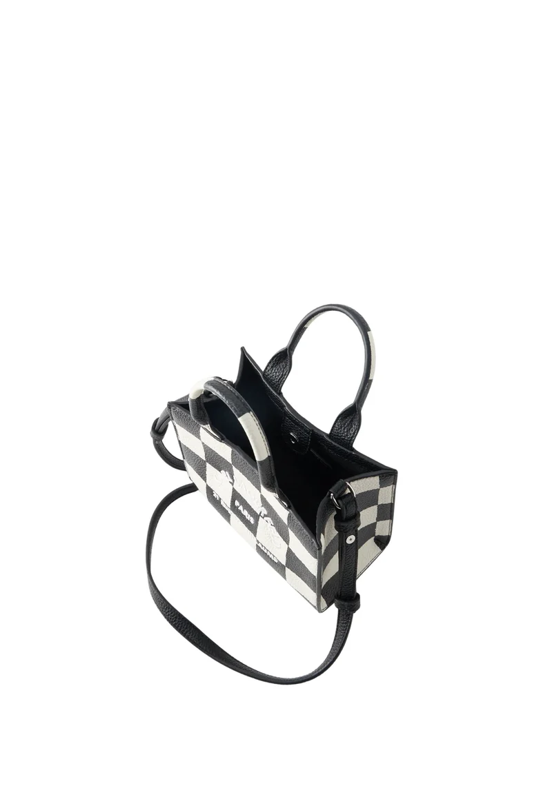 Karl Lagerfeld Cabas Carré Mini Damier Noir & Blanc