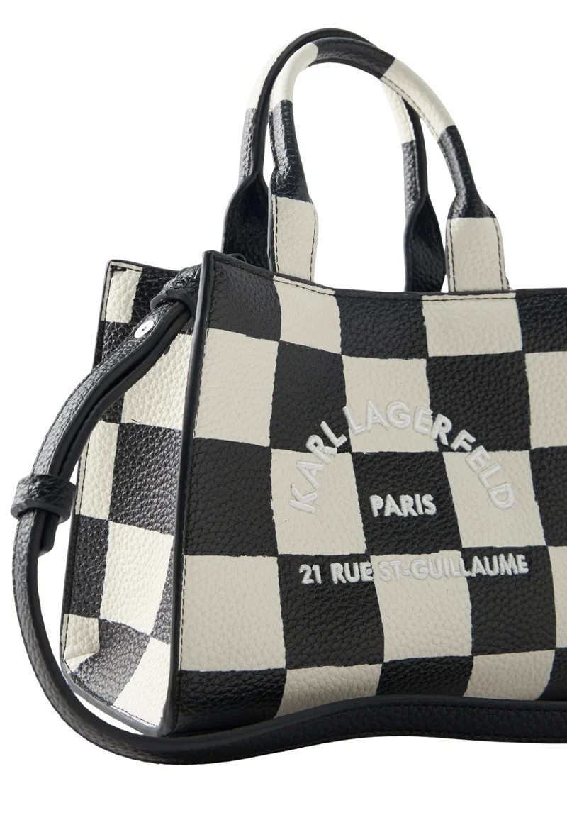 Karl Lagerfeld Cabas Carré Mini Damier Noir & Blanc