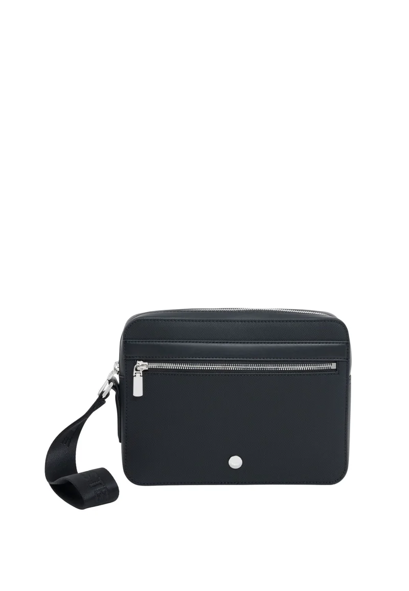 Lacoste Pochette Homme Langon en Petit Piqué Noir