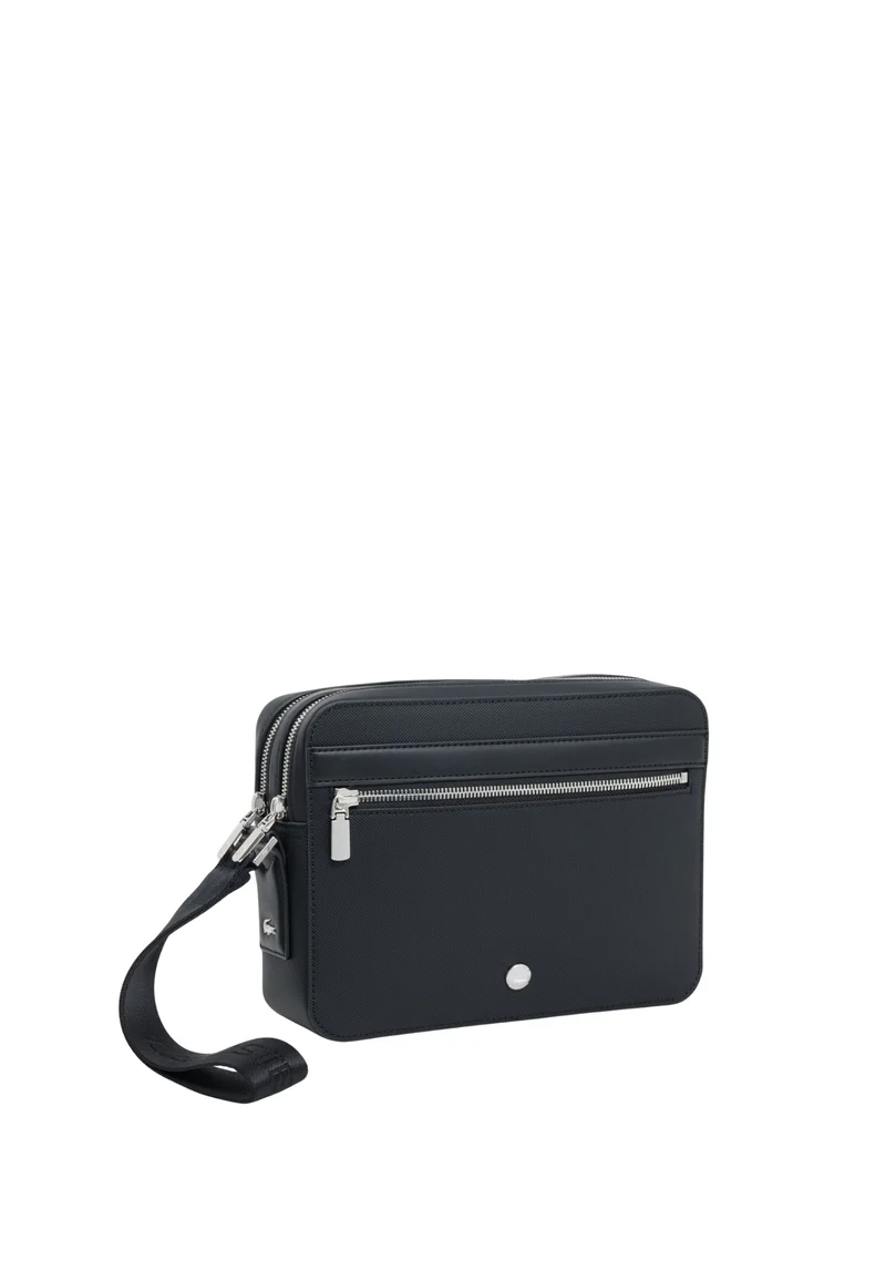 Lacoste Pochette Homme Langon en Petit Piqué Noir