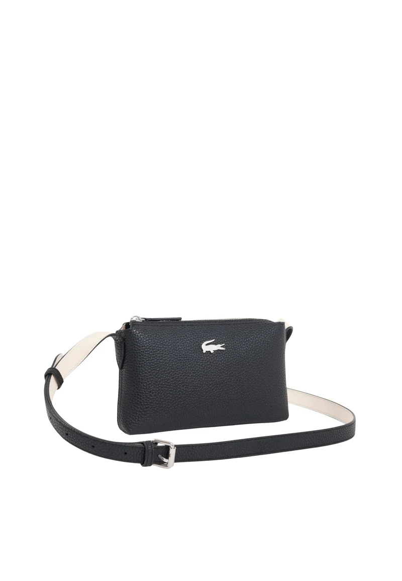 Lacoste Mini sac à bandoulière Femme Anna Noir Farine
