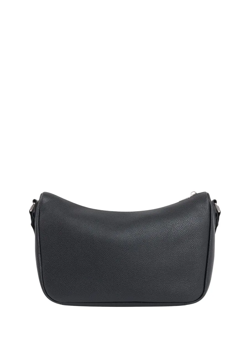 Lacoste Sac à Bandoulière Magnus Cuir Noir