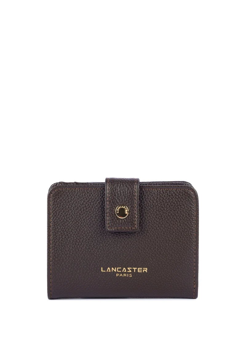 Lancaster Portefeuille Avec Pression Milano Ana Marron Foncé