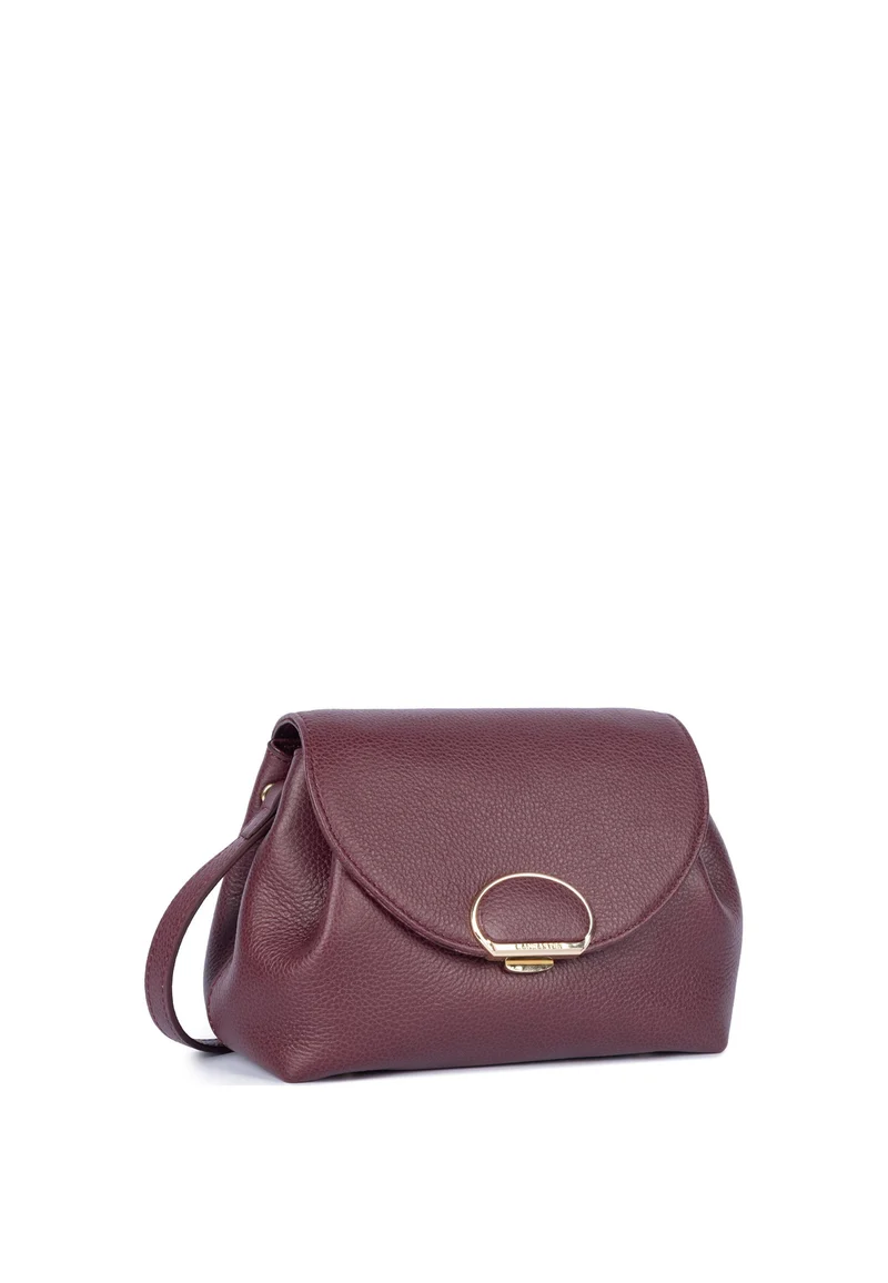 Lancaster Sac trotteur A rabat avec fermoir S Milano Pia Bordeaux