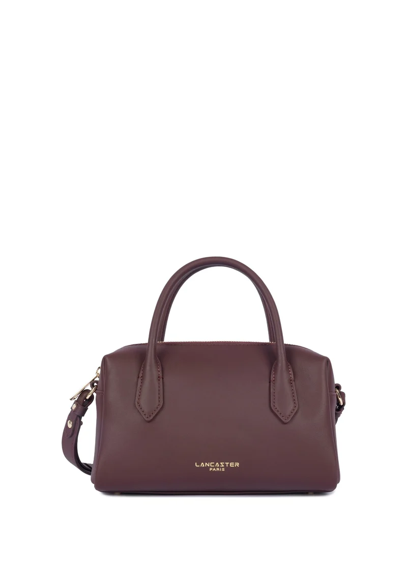 Lancaster Sac à main Zippé M Donna Cube Bordeaux foncé