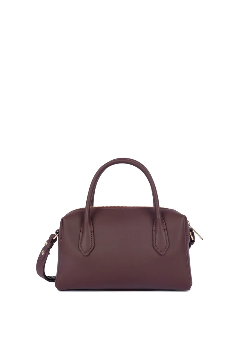 Lancaster Sac à main Zippé M Donna Cube Bordeaux foncé