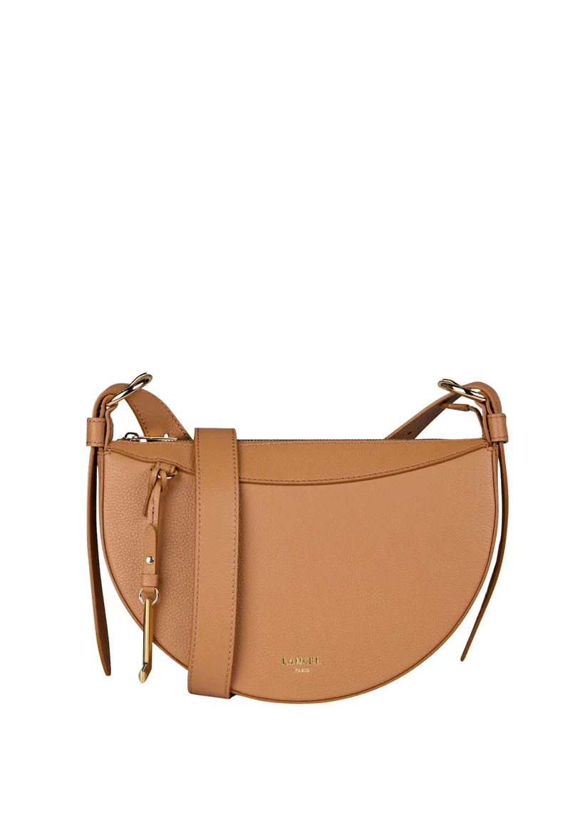Lancel Sac demi-lune Faubourg Camel