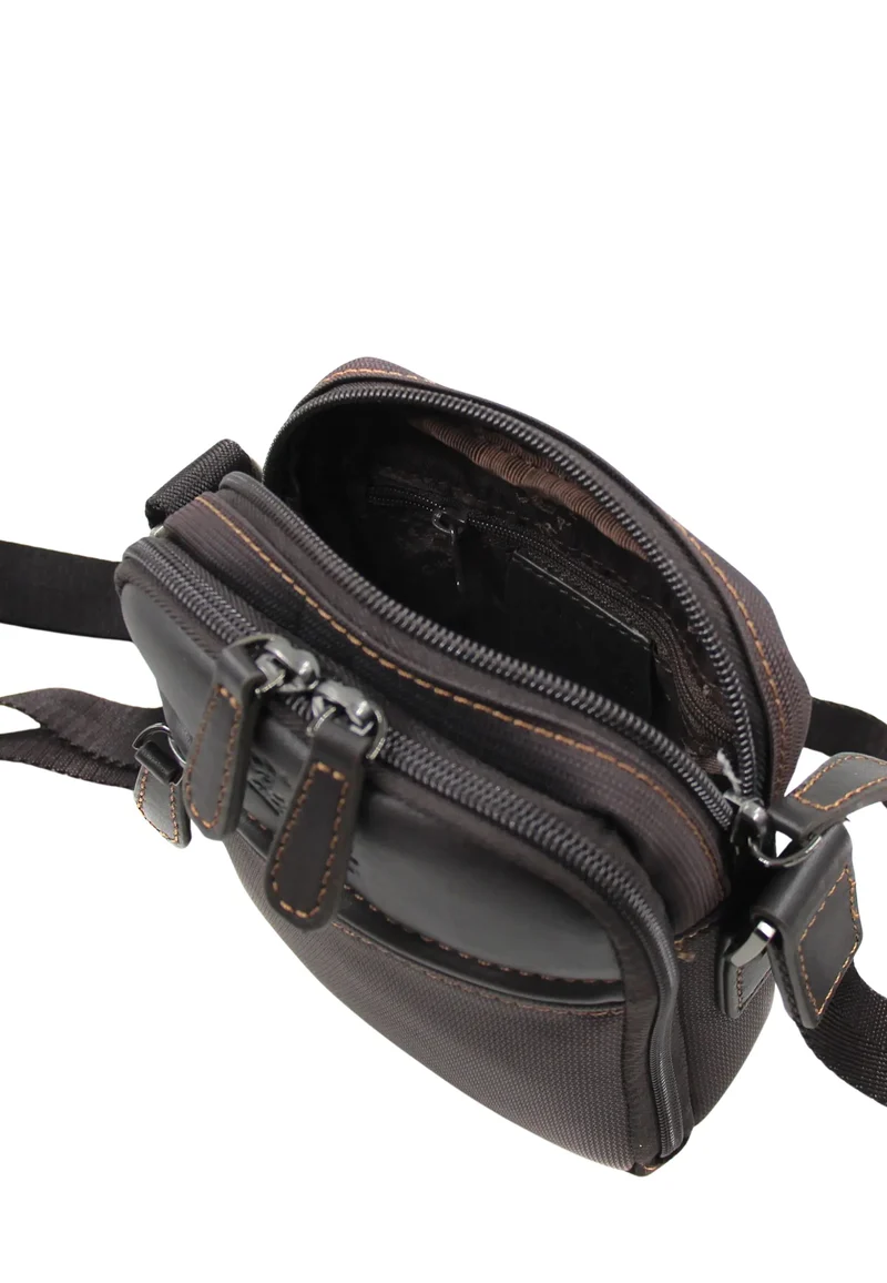 Sacoche zippée Porto Francinel Marron