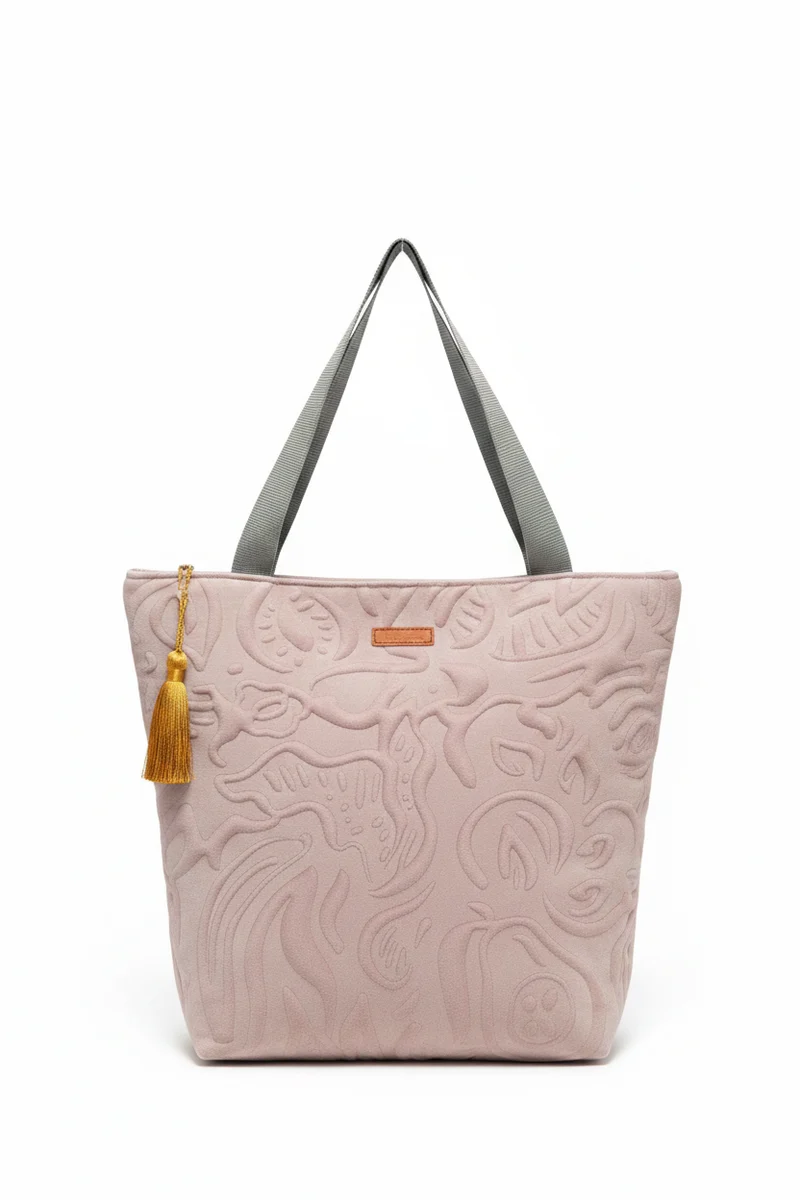 Tote bag rose en Neoprene