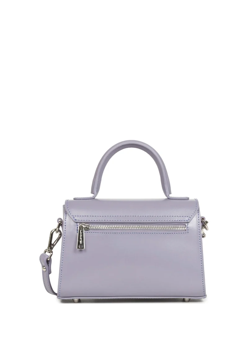 Lancaster Sac à main A rabat avec fermoir S Suave Even Mauve fumé