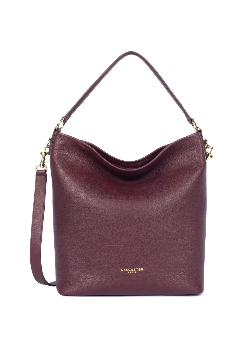 Lancaster Sac seau Zippé L Dune Bordeaux foncé