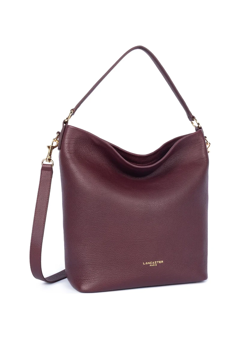 Lancaster Sac seau Zippé L Dune Bordeaux foncé