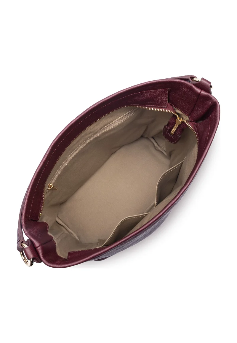 Lancaster Sac seau Zippé L Dune Bordeaux foncé